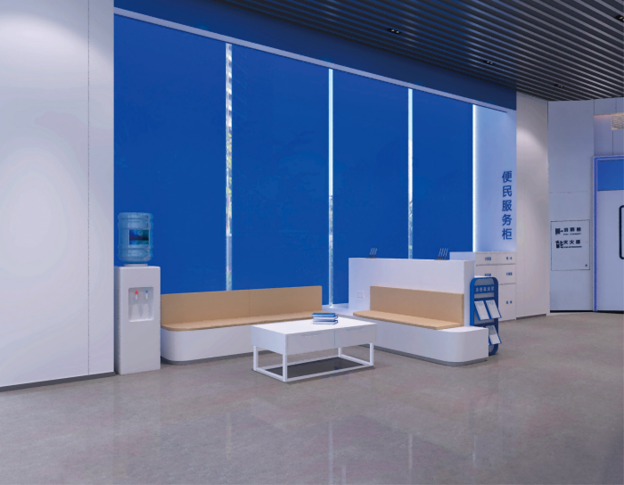 莆田市税务局税务大厅文化装修效果案例